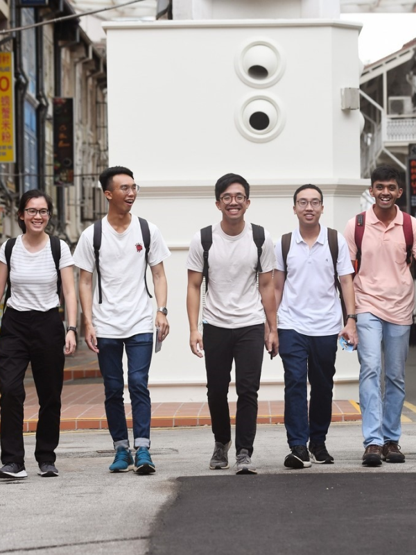 PSC Scholars walking together